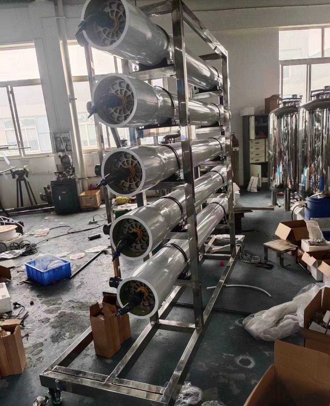 四川沃特爾|10噸水處理設備安裝中